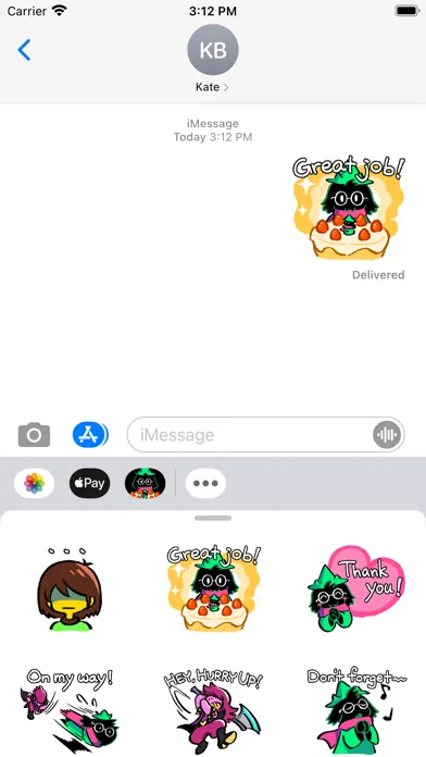 DELTARUNE Stickers Vol. 1 سکرین شاٹس