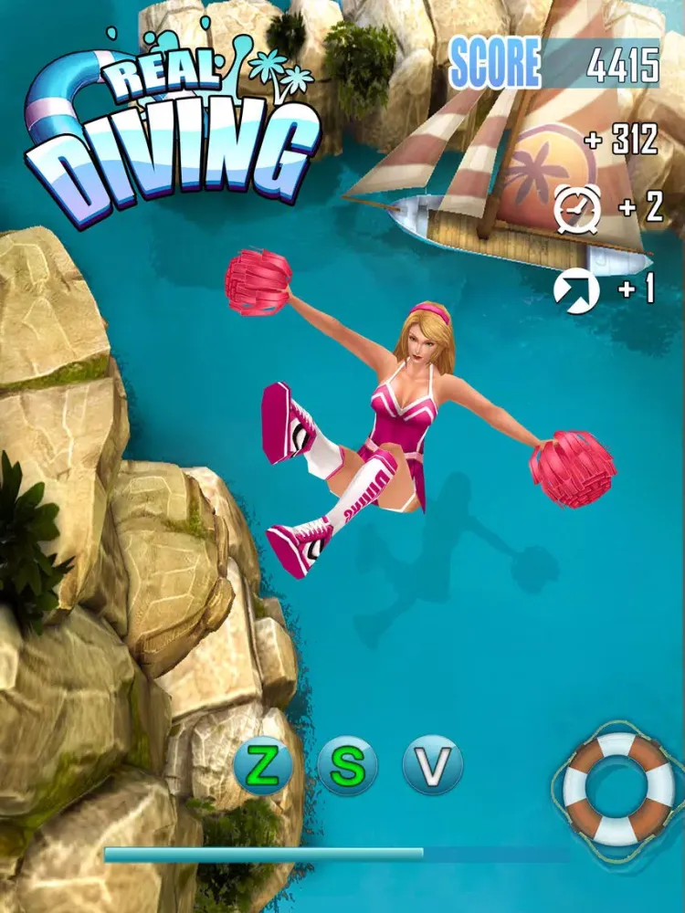 Capturas de pantalla de Real Diving 3D iPad 