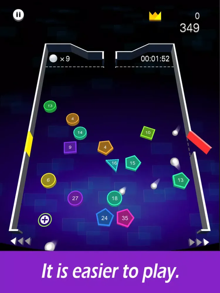 Capturas de tela do Physical ball-3D Breaking ball iPad 