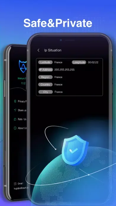 Capturas de pantalla de Immuni Net