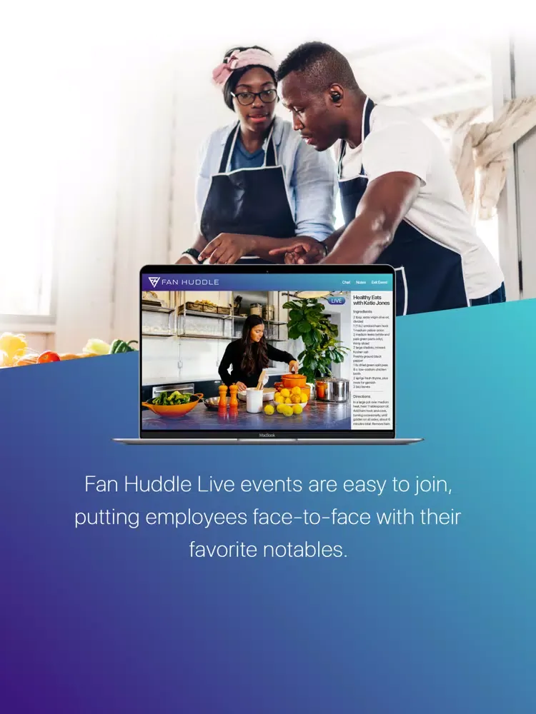 Fan Huddle Live iPad  سکرین شاٹس