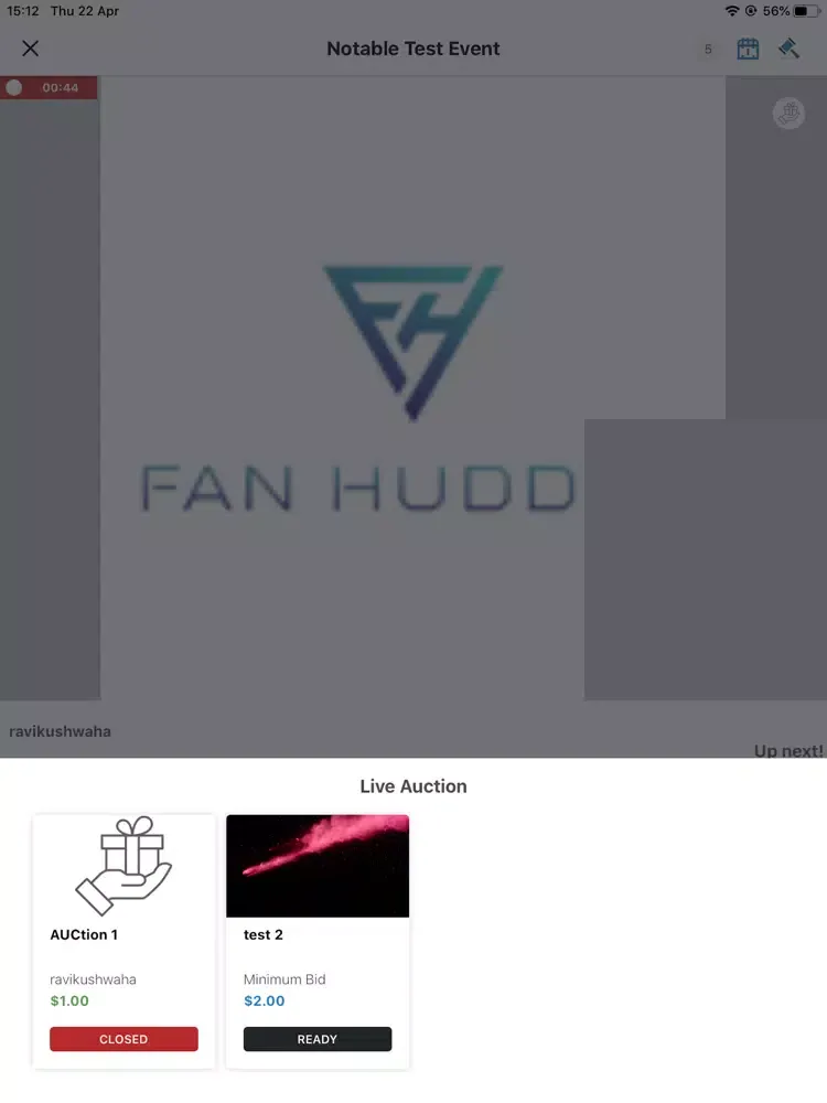 Fan Huddle Live iPad  سکرین شاٹس
