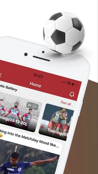 ATK Mohun Bagan Official App স্ক্রিনশট