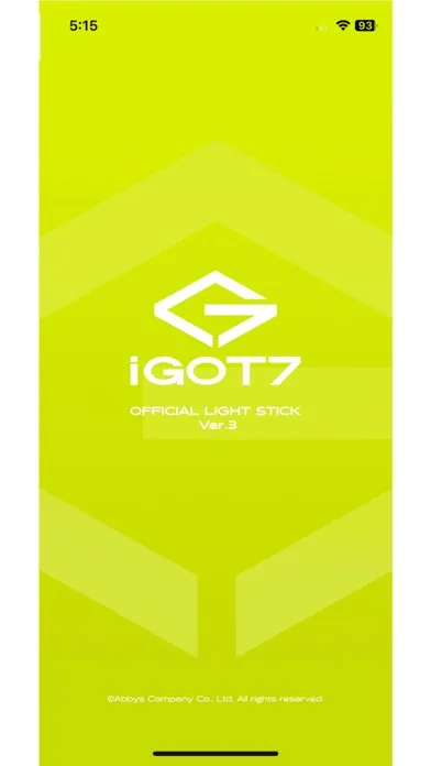 Tangkapan layar GOT7 Ver3 Official Light Stick