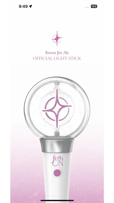 Capturas de pantalla de KwonJinAh Official Light Stick