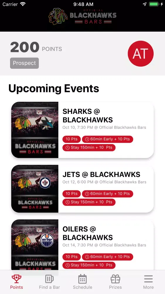 Blackhawks Bars Screenshots
