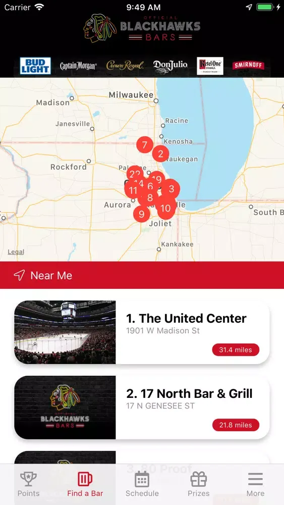 Blackhawks Bars Screenshots