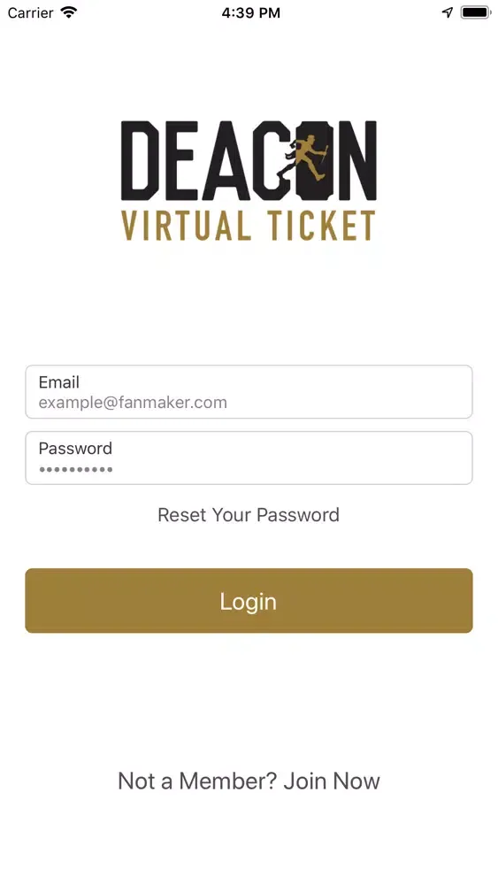 Deacon Virtual Ticket Fan Hub Screenshots