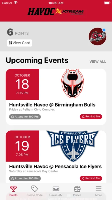 Huntsville Havoc Official スクリーンショット