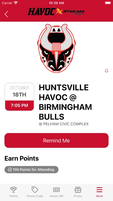 Huntsville Havoc Official スクリーンショット