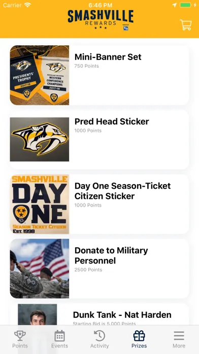 Nashville Predators Rewards স্ক্রিনশট
