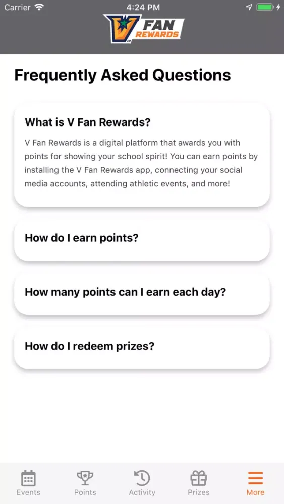تصاویر V Fan Rewards