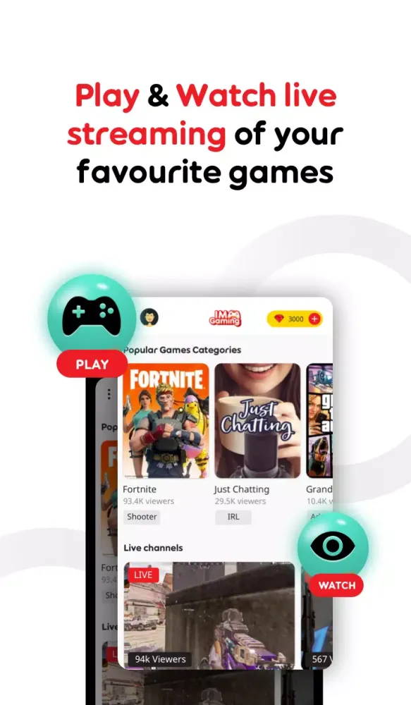 Zrzuty ekranu IMGaming –Daily Rewards & More