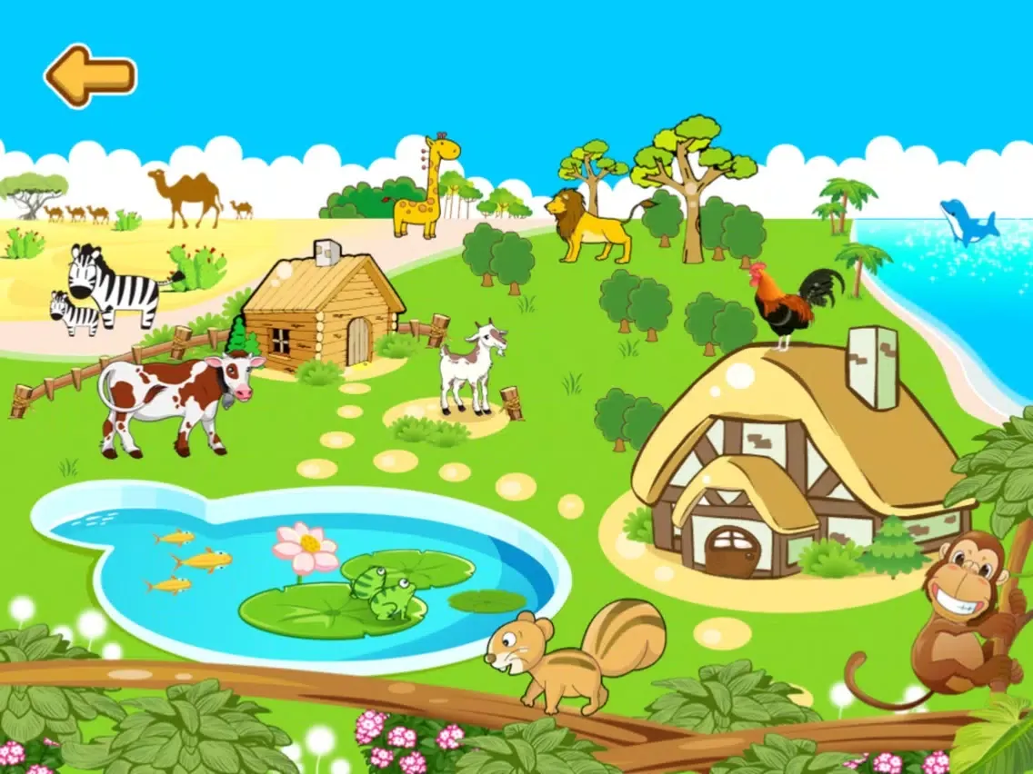 Tangkapan layar Landee Kids:Animal Puzzle for Toddlers and Tots iPad 