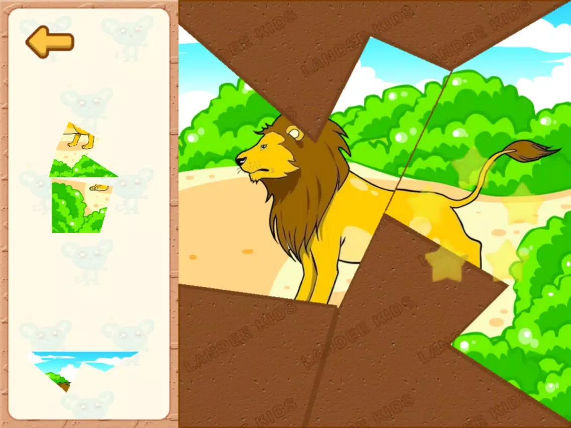 Tangkapan layar Landee Kids:Animal Puzzle for Toddlers and Tots iPad 