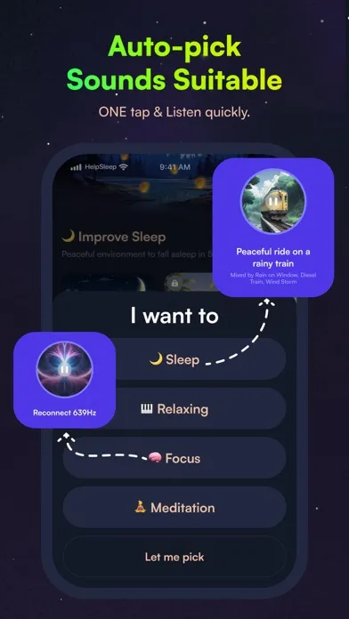 Capturas de pantalla de HelpSleep: Sleep relax music