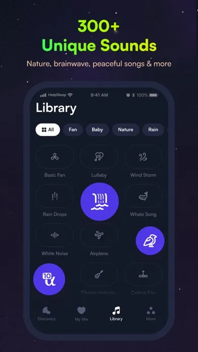 Capturas de pantalla de HelpSleep: Sleep relax music