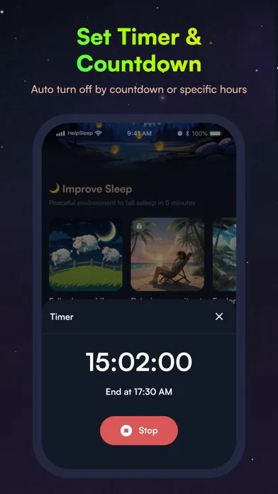 Capturas de pantalla de HelpSleep: Sleep relax music