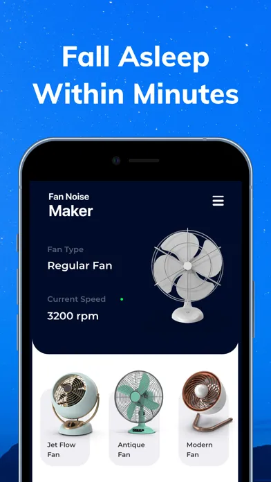 ภาพหน้าจอของ Fan Noise - white noise app