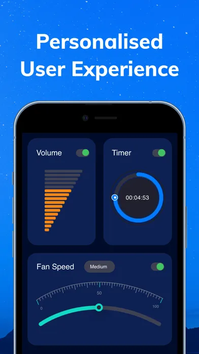 ภาพหน้าจอของ Fan Noise - white noise app