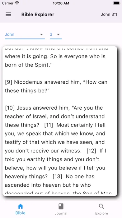 Bible Explorer Screenshots