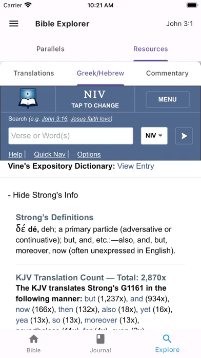 Bible Explorer Screenshots