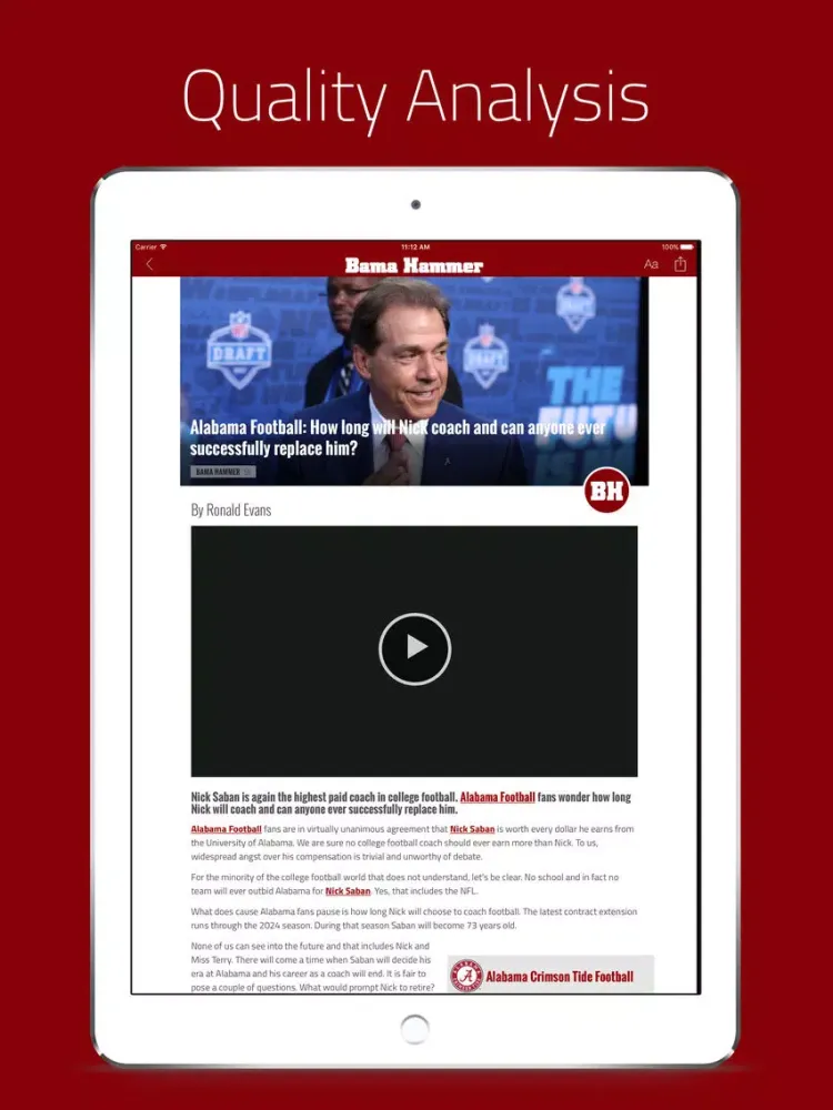Bama Hammer iPad  Screenshots