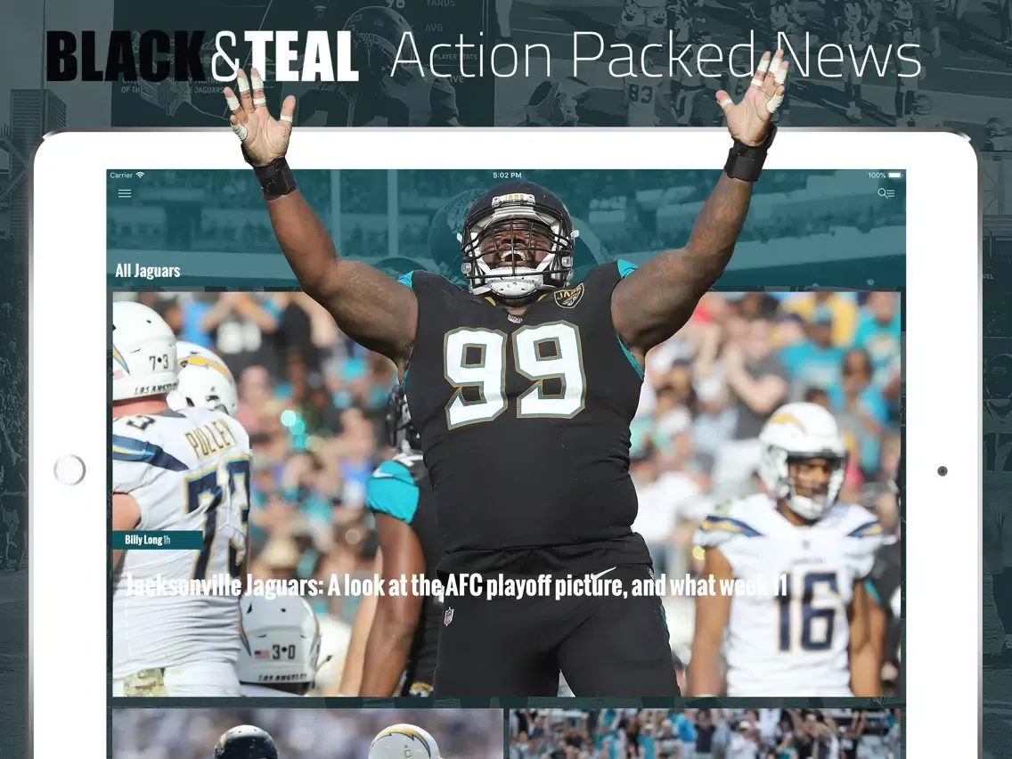 Black and Teal from FanSided iPad  Screenshots