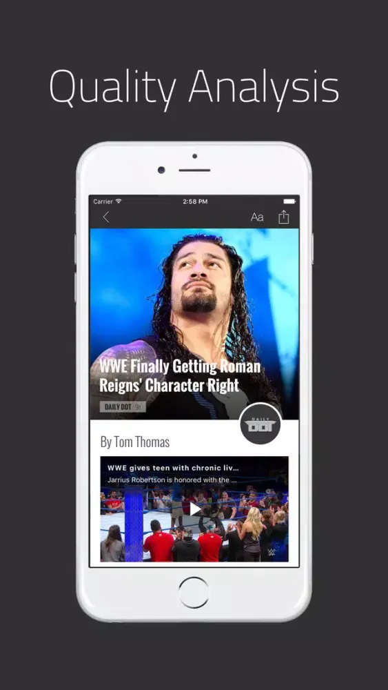 Screenshot di Daily DDT: News for WWE Fans
