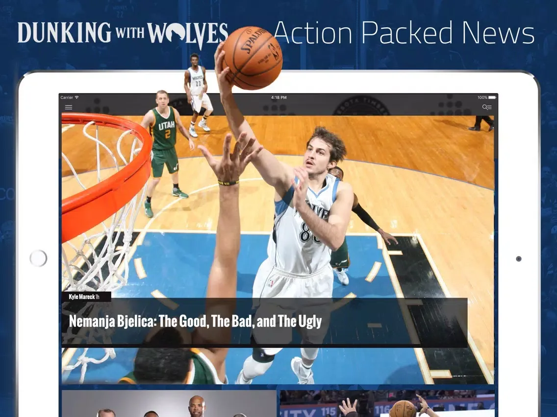 صور Dunking with Wolves iPad 