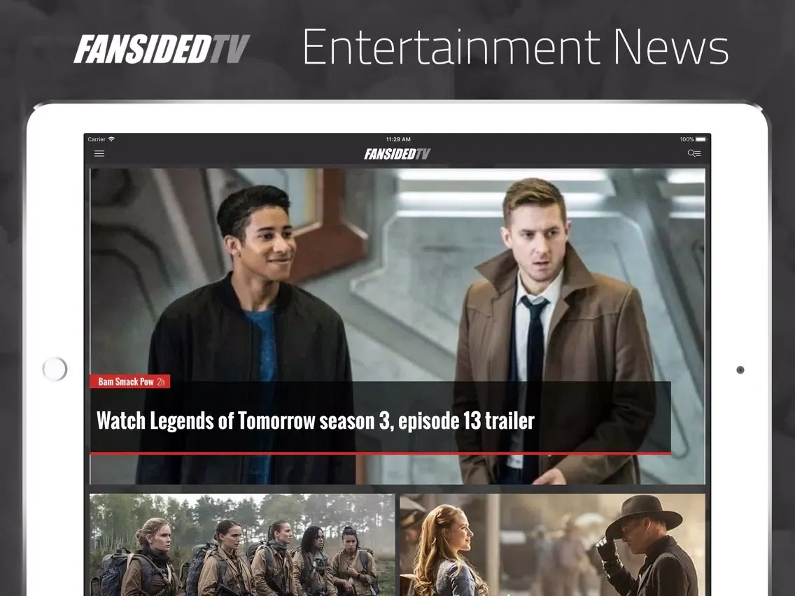 FanSided TV iPad  Ekran Görüntüleri