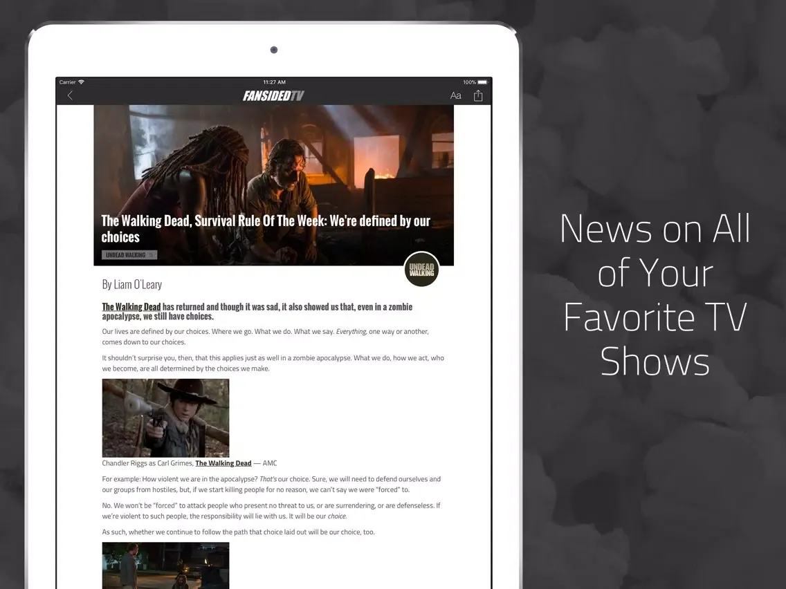 FanSided TV iPad  Ekran Görüntüleri