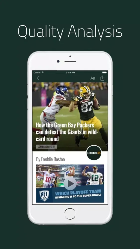 Tangkapan layar Green Bay Football