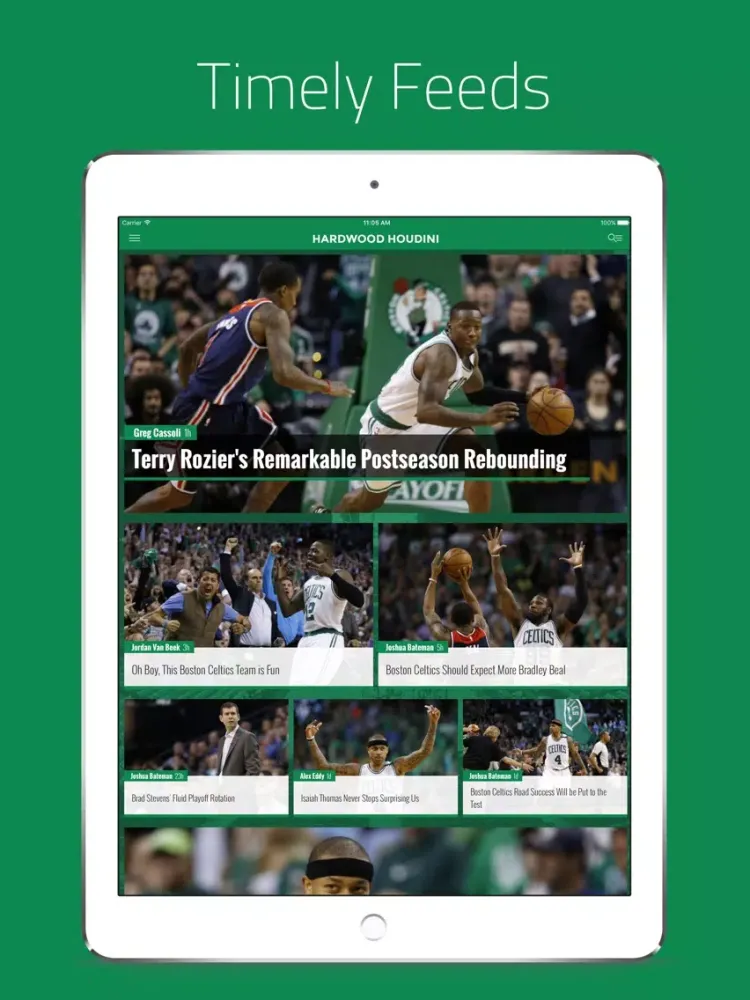Hardwood Houdini from FanSided iPad 应用截图