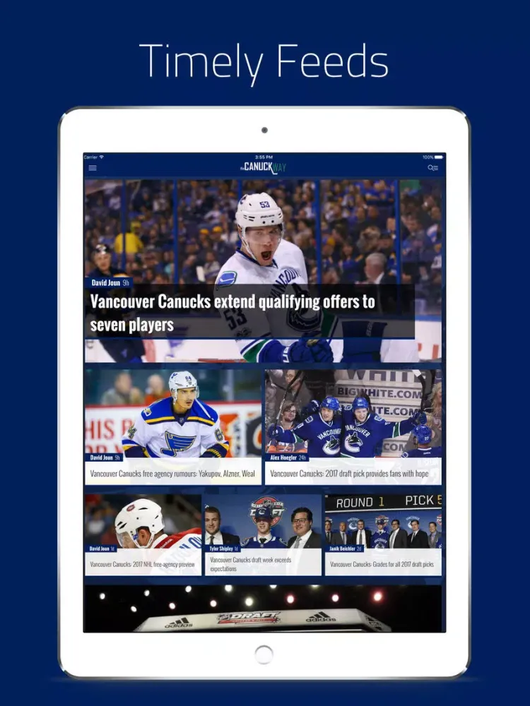 The Canuck Way iPad  Screenshots
