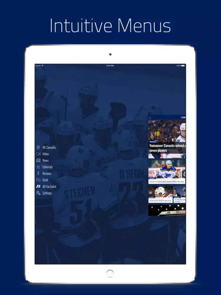 The Canuck Way iPad  Screenshots