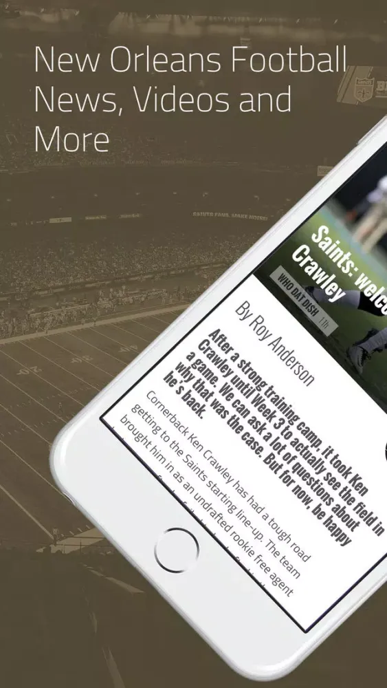 Capturas de tela do Who Dat Dish from FanSided