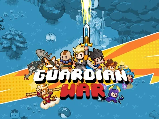 ภาพหน้าจอของ Guardian War: RPG Pixel Games iPad 