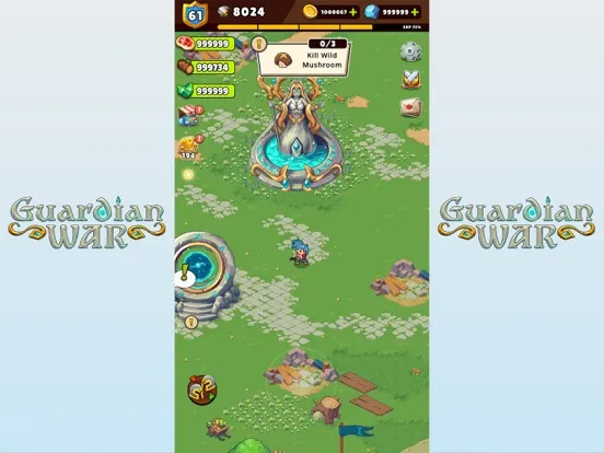 ภาพหน้าจอของ Guardian War: RPG Pixel Games iPad 