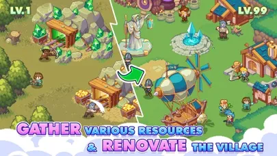 ภาพหน้าจอของ Guardian War: RPG Pixel Games