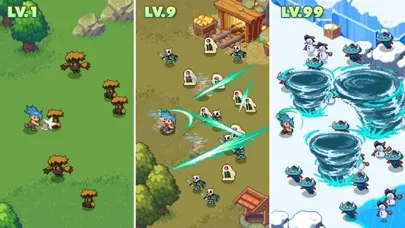 ภาพหน้าจอของ Guardian War: RPG Pixel Games