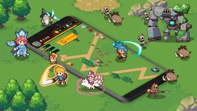 ภาพหน้าจอของ Guardian War: RPG Pixel Games