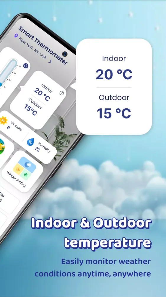 Ảnh chụp màn hình của Room Temperature Thermometer