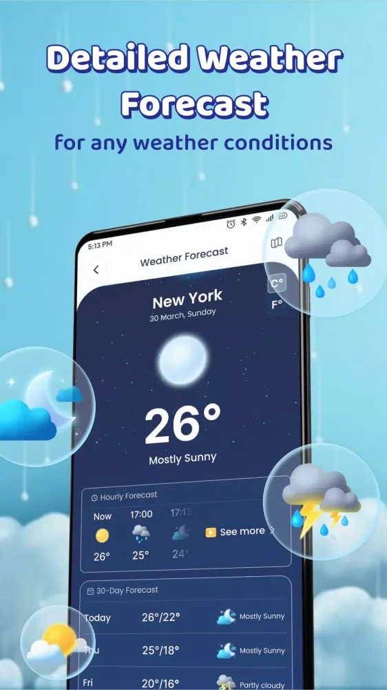 Ảnh chụp màn hình của Room Temperature Thermometer