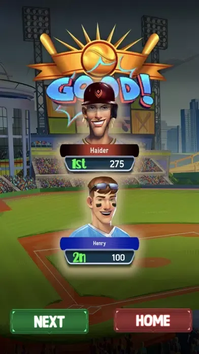 Скриншоты Baseball Home Run flick Stars