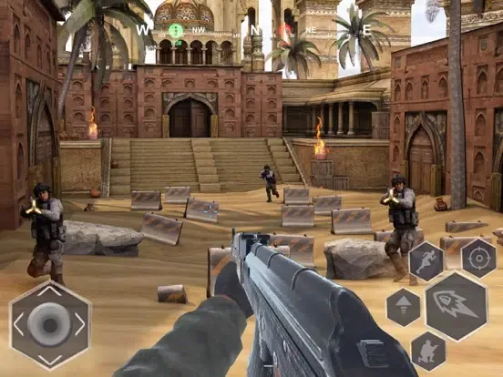 Tangkapan layar FPS War Zone - Shooting Game iPad 