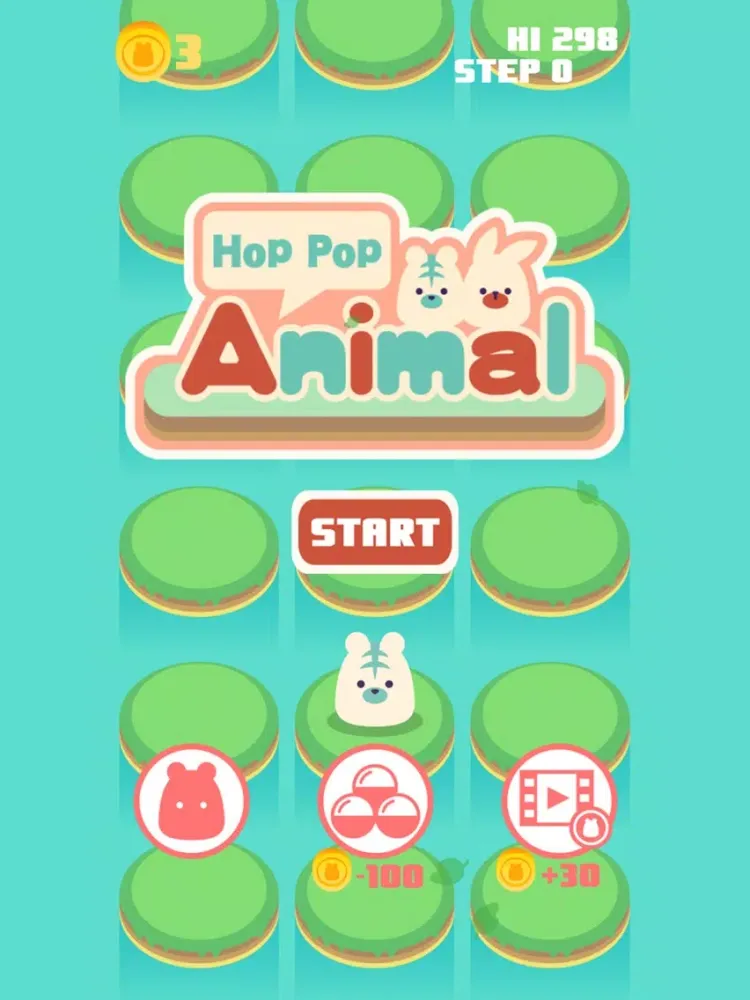 Tangkapan skrin HopPopAnimal iPad 