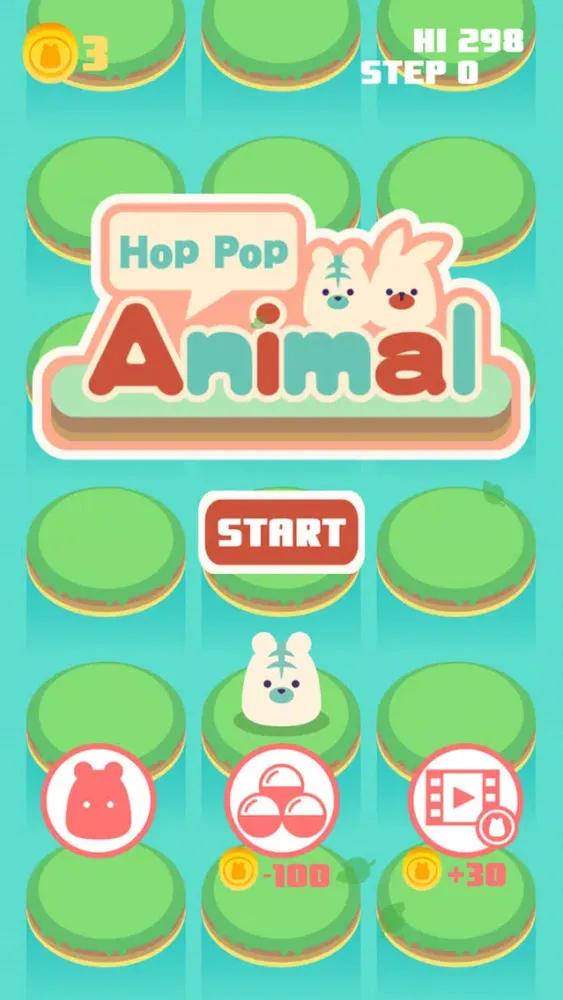 Tangkapan skrin HopPopAnimal