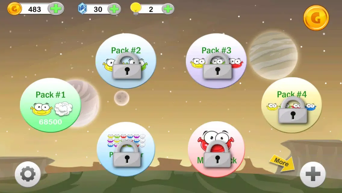 Alien Splat - Explosive Chain Reaction Puzzle Game應用截圖