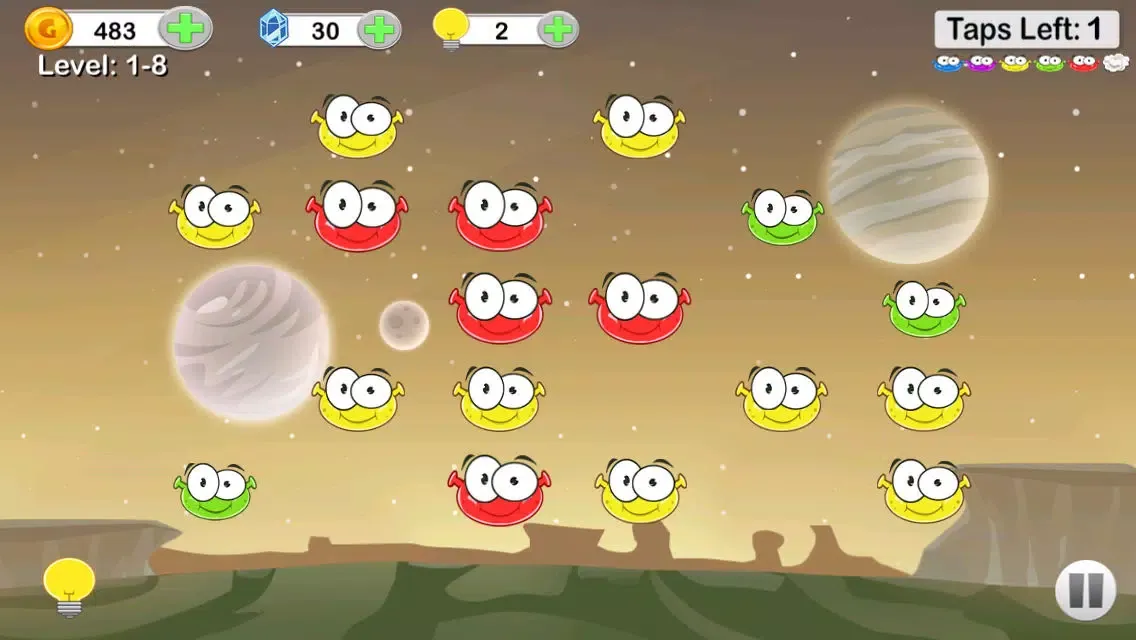 Alien Splat - Explosive Chain Reaction Puzzle Game應用截圖
